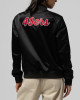 San Francisco 49ers Throwback Graphics Black Satin Jacket Unisex