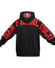 San Francisco 49ers Wingspan Men's Drop Shoulder Fleece Pullover Hoodie