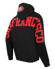 San Francisco 49ers Wingspan Men's Drop Shoulder Fleece Pullover Hoodie