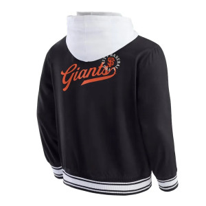 San Francisco Giants Black Cotton Hooded Jacket