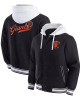 San Francisco Giants Black Cotton Hooded Jacket San Francisco Giants Black Cotton Hooded Jacket
