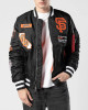San Francisco Giants Full-Zip Black Bomber Jacket