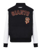 San Francisco Giants Game Day Classics Black Varsity Wool/Leather Jacket