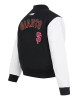 San Francisco Giants Game Day Classics Black Varsity Wool/Leather Jacket