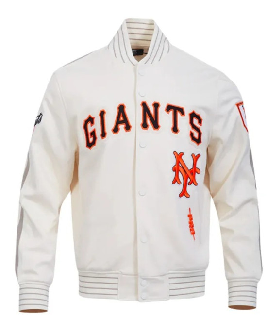 San Francisco Giants Logo Game Day Eggshell Jacket