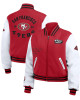 Scarlet/White San Francisco 49ers Varsity Full-Zip Jacket Scarlet/White San Francisco 49ers Varsity Full-Zip Jacket