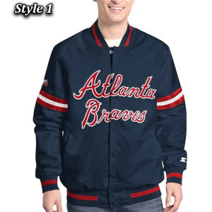 Scout Atlanta Braves Varsity Satin Jacket
