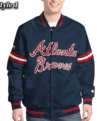 Scout Atlanta Braves Varsity Satin Jacket