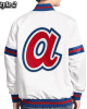 Scout Atlanta Braves Varsity Satin Jacket Scout Atlanta Braves Varsity Satin Jacket