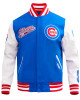 Script Tail Chicago Cubs Classic Rib Varsity Jacket Script Tail Chicago Cubs Classic Rib Varsity Jacket
