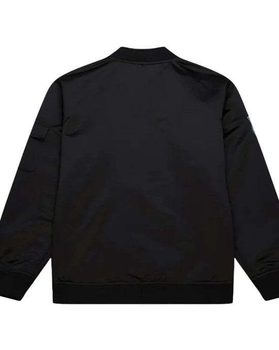 Seattle Kraken Team Leader Black Bomber Jacket