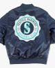 Seattle Mariners Crest Satin Jacket Seattle Mariners Crest Satin Jacket