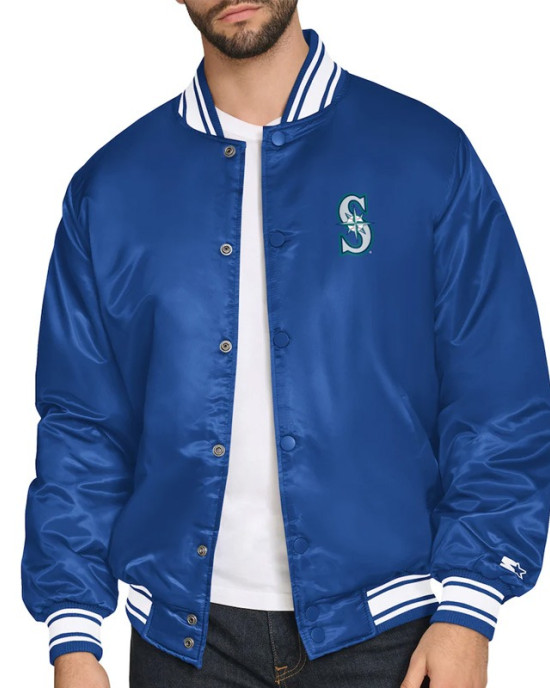 Seattle Mariners Home Plate Printed Graphic Jacket