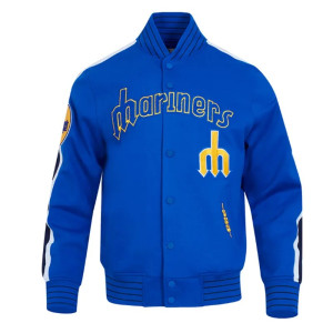 Seattle Mariners Logo Game Day Royal Jacket