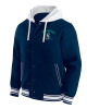 Seattle Mariners Navy Cotton Hooded Jacket