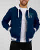 Seattle Mariners Navy Cotton Hooded Jacket