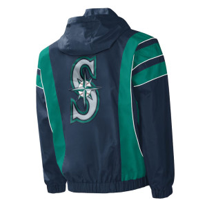 Seattle Mariners The Diamond Navy Satin Jacket