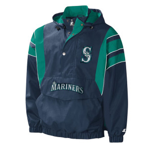 Seattle Mariners The Diamond Navy Satin Jacket