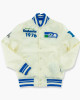 Seattle Seahawks Cream Throwback Classic Jacket Seattle Seahawks Cream Throwback Classic Jacket