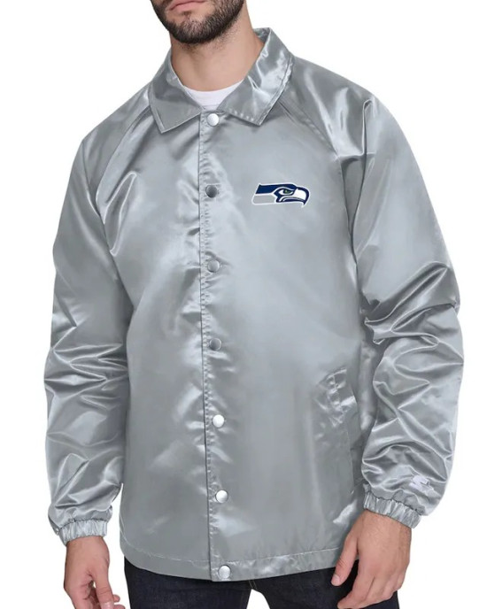 Seattle Seahawks Retro Logo Coaches Jacket Seattle Seahawks Retro Logo Coaches Jacket