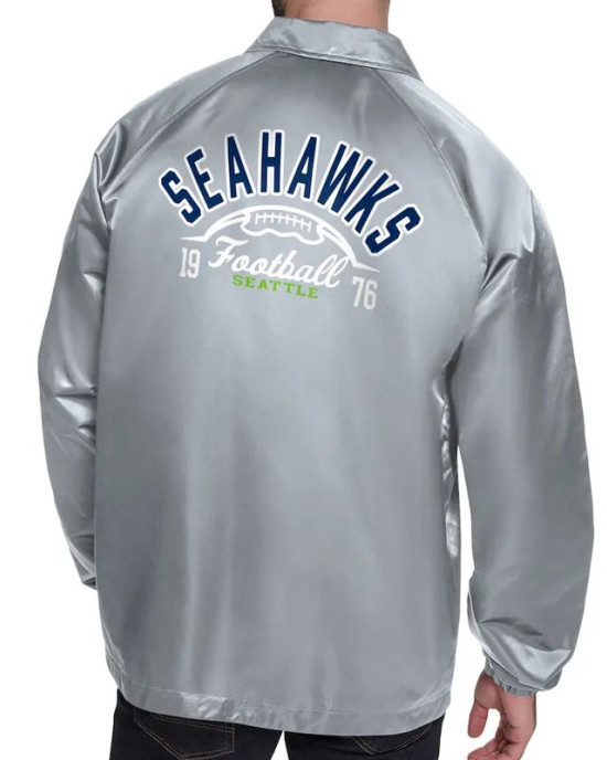 Seattle Seahawks Retro Logo Coaches Jacket Seattle Seahawks Retro Logo Coaches Jacket