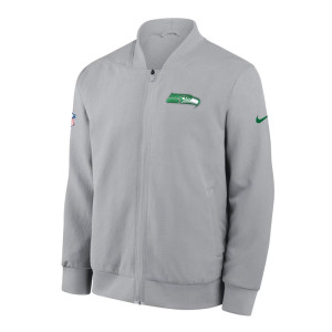 Seattle Seahawks Sideline Full-Zip Bomber Jacket