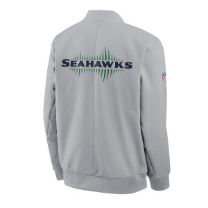 Seattle Seahawks Sideline Full-Zip Bomber Jacket