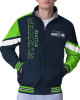 Seattle Seahawks Strong Arm Navy Full-Zip Jacket Seattle Seahawks Strong Arm Navy Full-Zip Jacket
