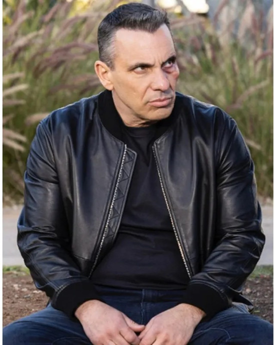 Sebastian Maniscalco Bookie Leather Jacket