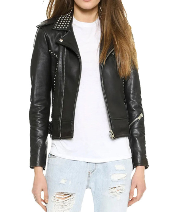 Shannon Beador The Real Housewives of Orange County Studded Leather Jacket Shannon Beador The Real Housewives of Orange County Studded Leather Jacket