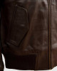 Sheep Leather Black  Bomber Jacket