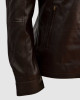 Sheep Leather Brown Biker Jacket Sheep Leather Brown Biker Jacket