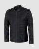 Sheep Leather Cafe Racer Jacket Sheep Leather Cafe Racer Jacket