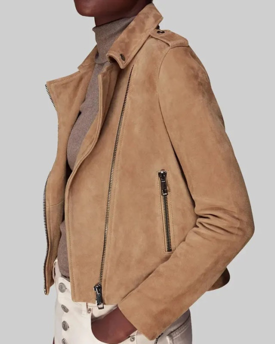 Shenae Grimes-Beech Love of the Irish Suede Jacket