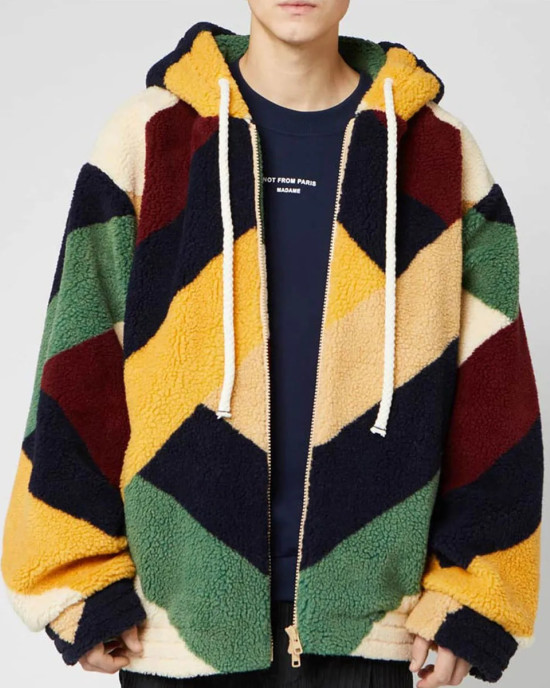 Sherpa Hoodie Life is Good Future