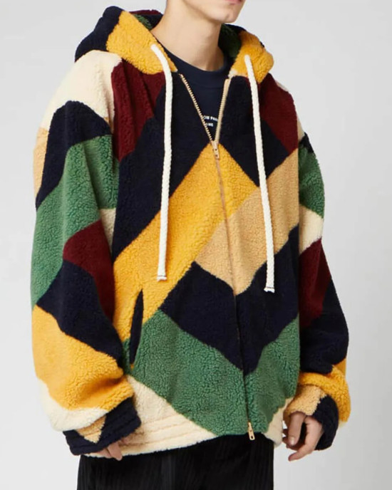 Sherpa Hoodie Life is Good Future
