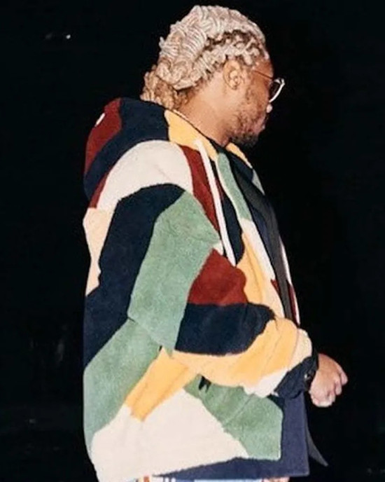 Sherpa Hoodie Life is Good Future