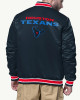 Shock Wave Houston Texans Navy Satin Jacket