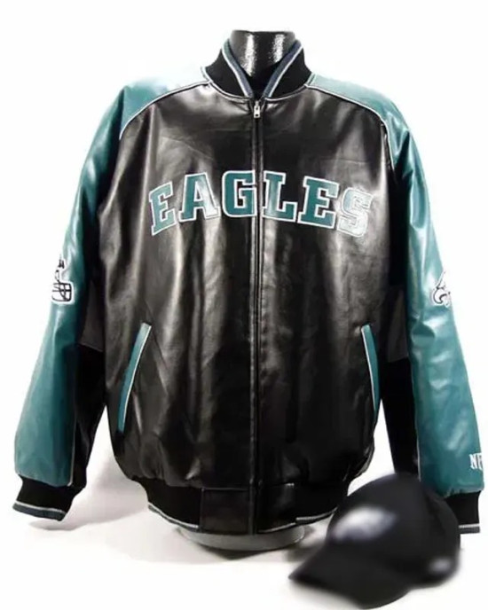 Shooter Mark Wahlberg Philadelphia Eagles Leather Jacket