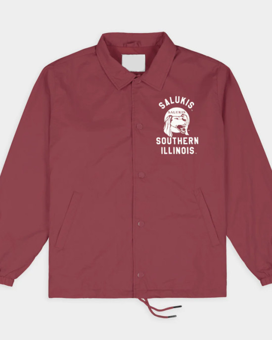 SIU Salukis Retro Barking Saluki Coaches Jacket SIU Salukis Retro Barking Saluki Coaches Jacket