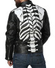 Skeleton Leather Red Jacket