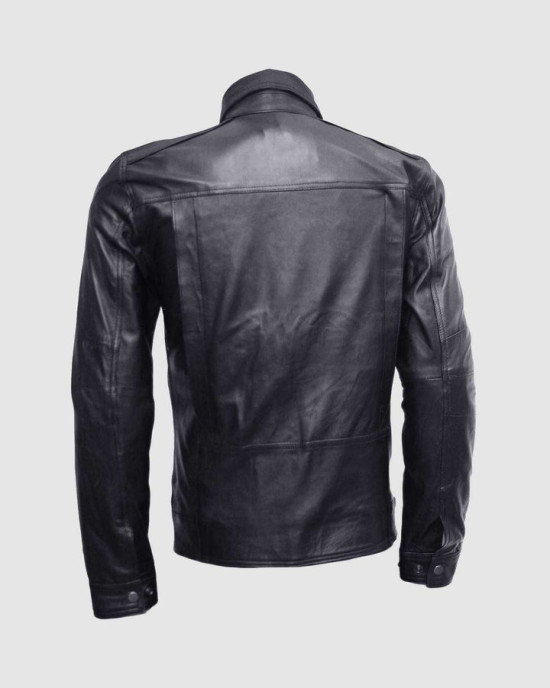 Slim Fit Biker Black Leather Jacket Slim Fit Biker Black Leather Jacket
