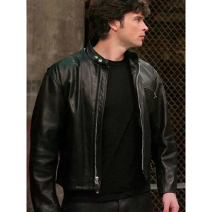 Smallville Season 6 Tom Welling Leather Jacket