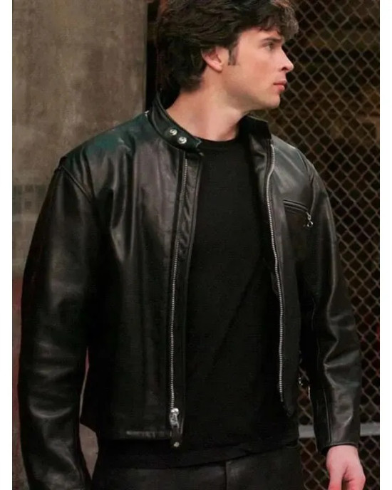 Smallville Season 6 Tom Welling Leather Jacket