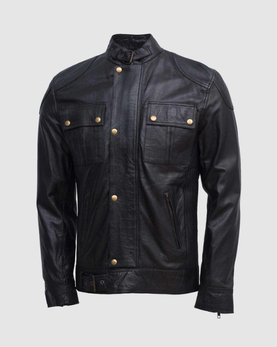 Soft Black Sheepskin Jacket for Men – Lightweight Soft Black Sheepskin Jacket for Men – Lightweight