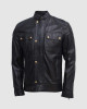 Soft Black Sheepskin Jacket for Men – Lightweight Soft Black Sheepskin Jacket for Men – Lightweight