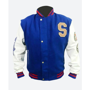 Sonic the Hedgehog Letterman Varsity Jacket