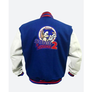 Sonic the Hedgehog Letterman Varsity Jacket