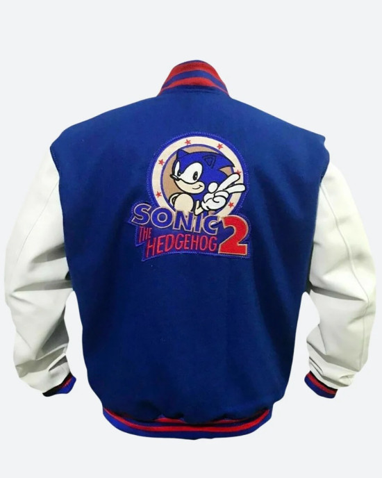 Sonic the Hedgehog Letterman Varsity Jacket Sonic the Hedgehog Letterman Varsity Jacket