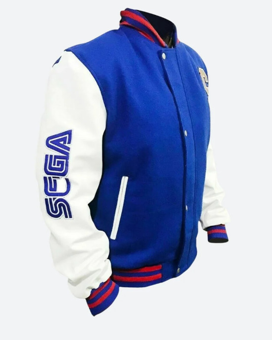 Sonic the Hedgehog Letterman Varsity Jacket Sonic the Hedgehog Letterman Varsity Jacket